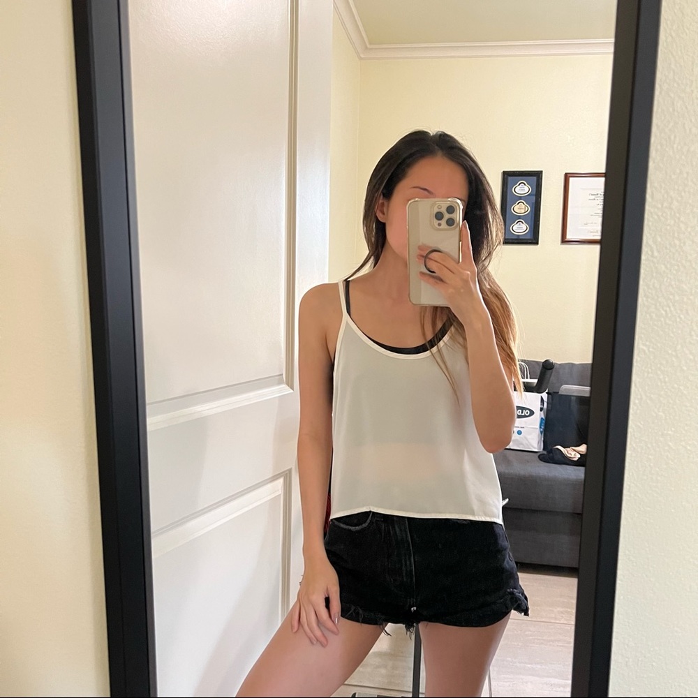 La Hearts Flowy Tank